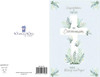 Floral Cross Design 'First Holy Communion' Congratulations Card