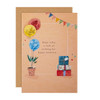 Gifts, Balloons & Plant Design Birthday Card
