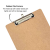 Pack of 10 A4 Quality Wooden Clipboard with Hanging Hole