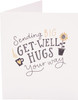 Hugs Design Get Well Soon Card