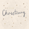 Stunning Stars Luxury Foiled Christening Congratulations Card