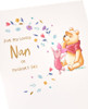 Disney Winnie & Piglet Floral Design Nan Mother's Day Card