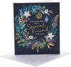 Large Floral Wreath Design Special Friend Christmas Card