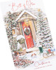 Snow Front Door Scene Both Of You Christmas Card