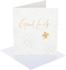 Leaf Cover Design Good Luck Card