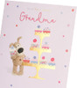Boofle with a Big Cake Stand Grandma Birthday Card