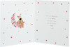 Boofle Sitting On Floral Moon Mummy Birthday Card