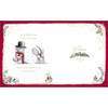 Bears And Snowman Boyfriend Luxury Boxed Handmade Christmas Card
