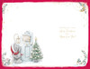 Bear At Letter Box From Our House To Yours Christmas Card