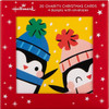 Festive Characters Pack of 20, 4 Designs Multipack Kids Charity Christmas Cards