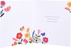 Flowers Lettering Design Aunt Birthday Card