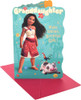 Disney Moana Granddaughter Birthday Card
