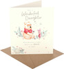 Disney Winnie the Pooh and Piglet Daughter Birthday Card