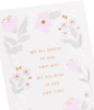 Light Floral Design Sympathy Card