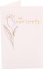 Tulip Design Sympathy Card