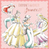 Favourite Princess Illustration Open Blank Card