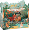 3D and Pop Up Jungle Design Kids Birthday Card