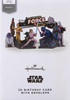 Luke Skywalker & Darth Vader 3D & Pop Up Star Wars Design Birthday Card