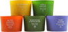 Pack of 5 Pan Aroma Glass Jar Scented Candles - Lemongrass, Lime Ginger, Jasmine, Sandalwood, Salted Caramel