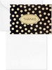 Gold Foil Pack of 40 in 4 Designs Thank You Cards