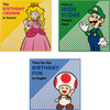 Super Mario Bros Pack of 10 in 5 Designs Birthday Cards