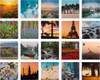 Scenic Photographic Multipack of 20 in 20 Designs Gallery Blank Cards