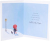 Couple Walking in the Snow with Dog One I Love Christmas Card