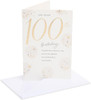 Gold Balloons Design 100th Birthday Card