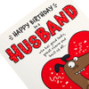 Dog Illustration Pop Up Design Funny Husband Birthday Card