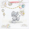 Bear with Present & Balloons Me to You Bear Large Gift Bag