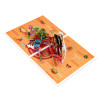 A Warm Xmas Eve Holiday 3D Pop Up Christmas Card