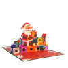 Merry Santa 3D Pop Up Christmas Money Gift Card