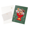 Santa & Holiday Icons Festive 3D Pop Up Christmas Card
