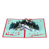 Frost & Starlight Snowy Village Christmas Pop Up Card