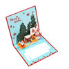 Santa Claus and Winter Scene 3D Pop Up Christmas Card