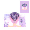 Orchids in Hand 3D Pop Up Greeting Card