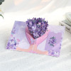 Orchids in Hand 3D Pop Up Greeting Card