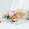 Dog in Doghouse 3D Pop Up Greeting Card