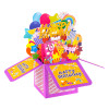 Rainbow Wishes 3D Pop Up Birthday Box Card