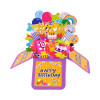 Rainbow Wishes 3D Pop Up Birthday Box Card