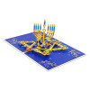 Festival of Lights 3D Hanukkah Pop Up Card