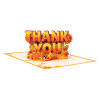 Pumpkin & Petals Seasonal Thank You Pop Up Greeting Card