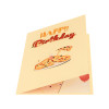 Slice of Celebration 3D Pizza Pop Up Birthday Card