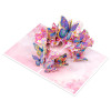 Wings of Color Cherry Blossom 3D Pop Up Greeting Card