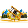 Soaring High Skybound Adventure 3D Biplane Pop Up Card