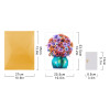 Daisy Delight Vibrant Pop Up Flower Vase Card