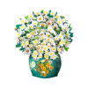 Golden Bloom White Daisy 3D Pop Up Vase Greeting Card