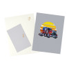 Highway Hero 3D Semi-Truck Pop Up Greeting Card - Birthday Anniversary Holiday