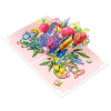 Wings of Joy Butterfly & Flower 3D Pop Up Greeting Card - Anniversary Mother's Valentine's Day