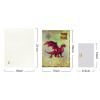 Fiery Red Dragon Fantasy 3D Pop Up Greeting Card - Birthday Event Holiday